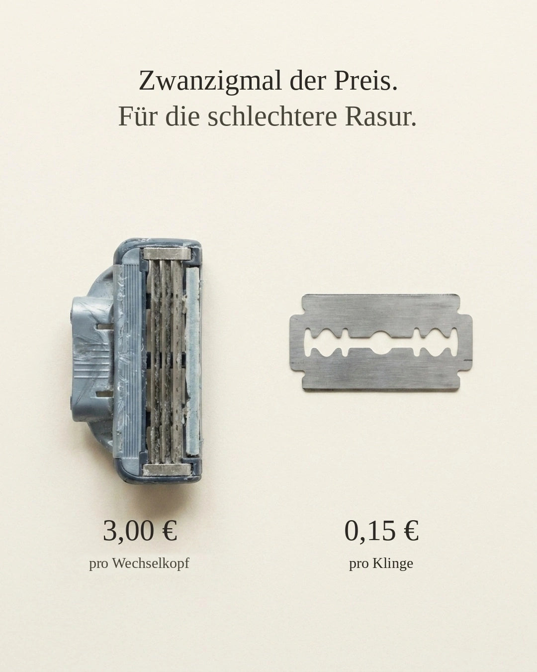 Wechselköpfe aus Plastik